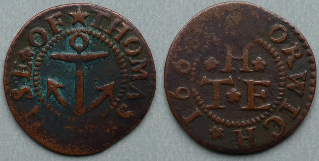 Norwich, Thomas Hanse 1664 farthing